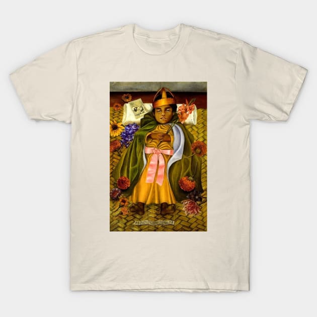 The Deceased Dimas by Frida Kahlo T-Shirt by FridaBubble